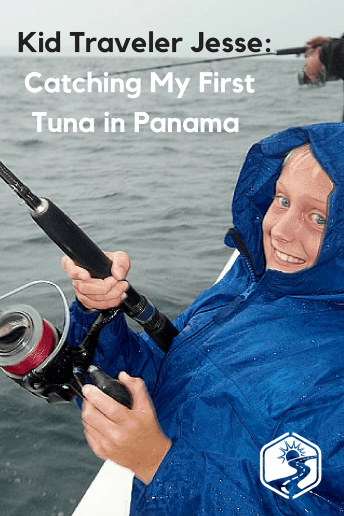 Jesse Catching a Tuna in Panama