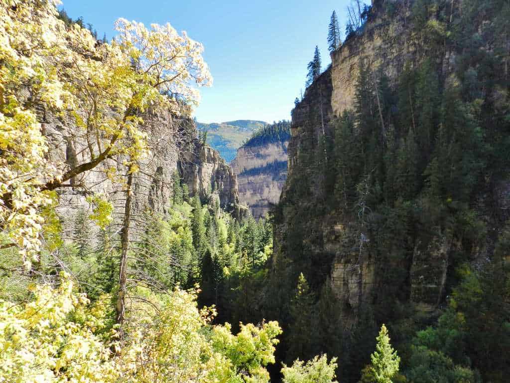 hiking with babies on Hanging Lake Trail in Glenwood Springs, Colorado