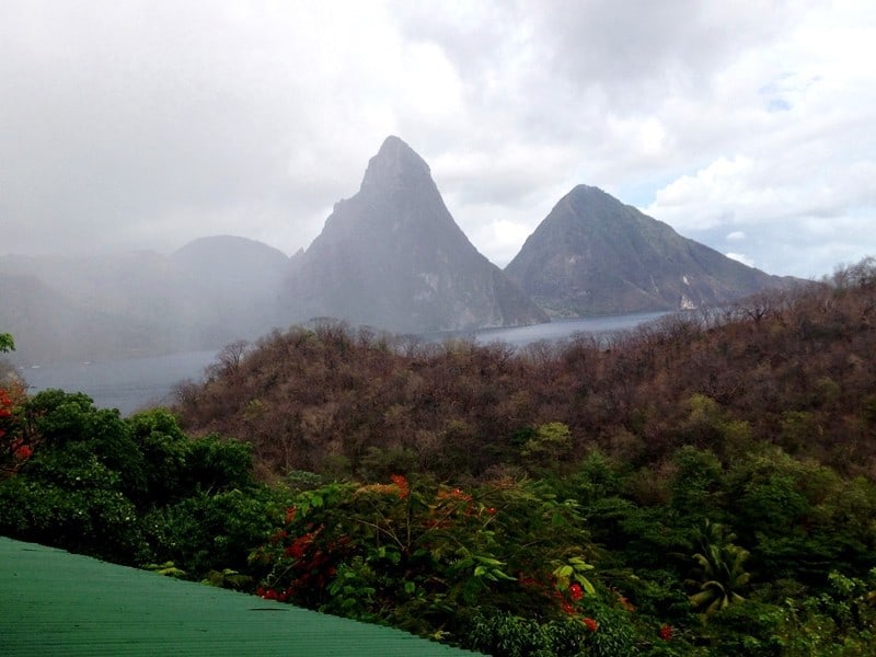 St. Lucia vacation island view