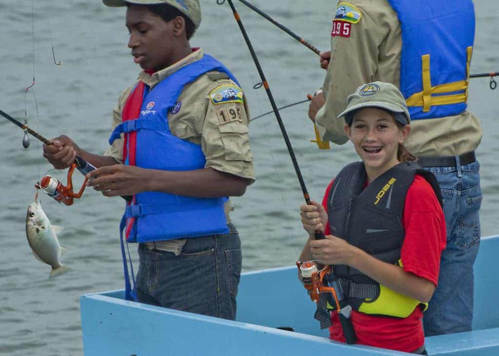 free kids activities fishing