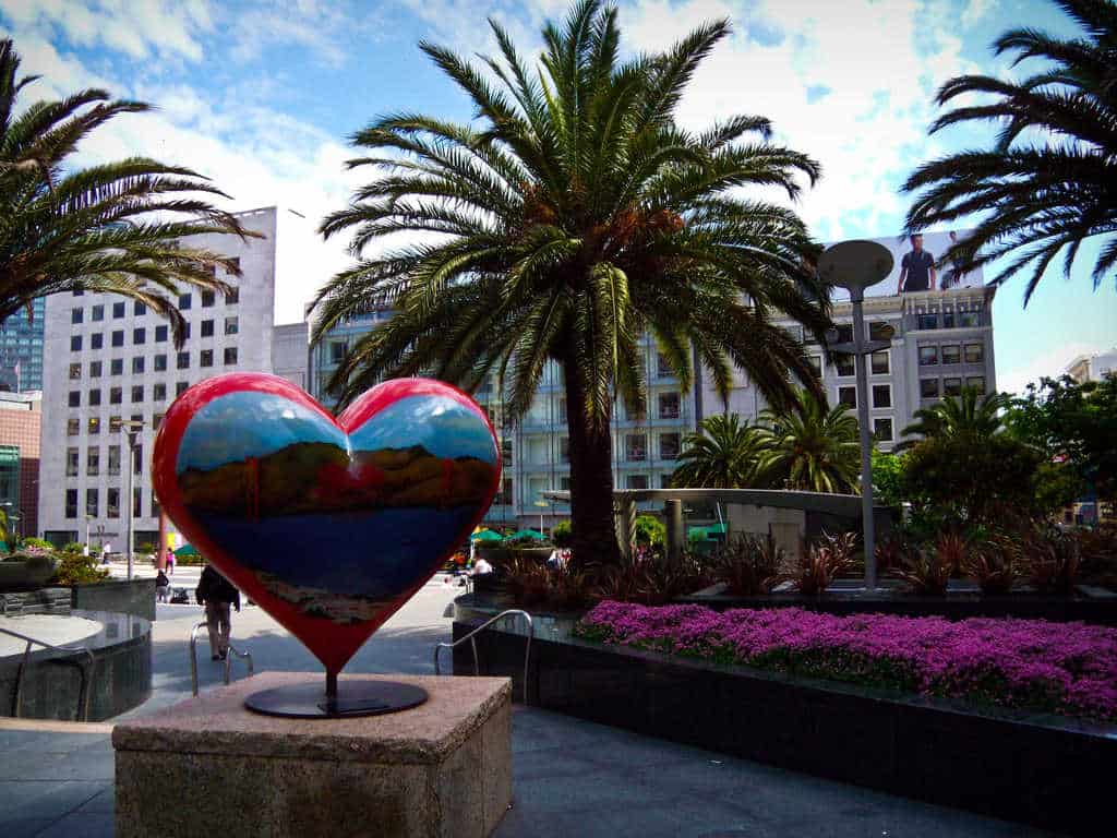 The Heart Project in Union Square. Photo by Samantha Marx.