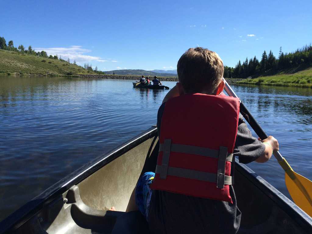 Canoeing at Snow Mountain Ranch