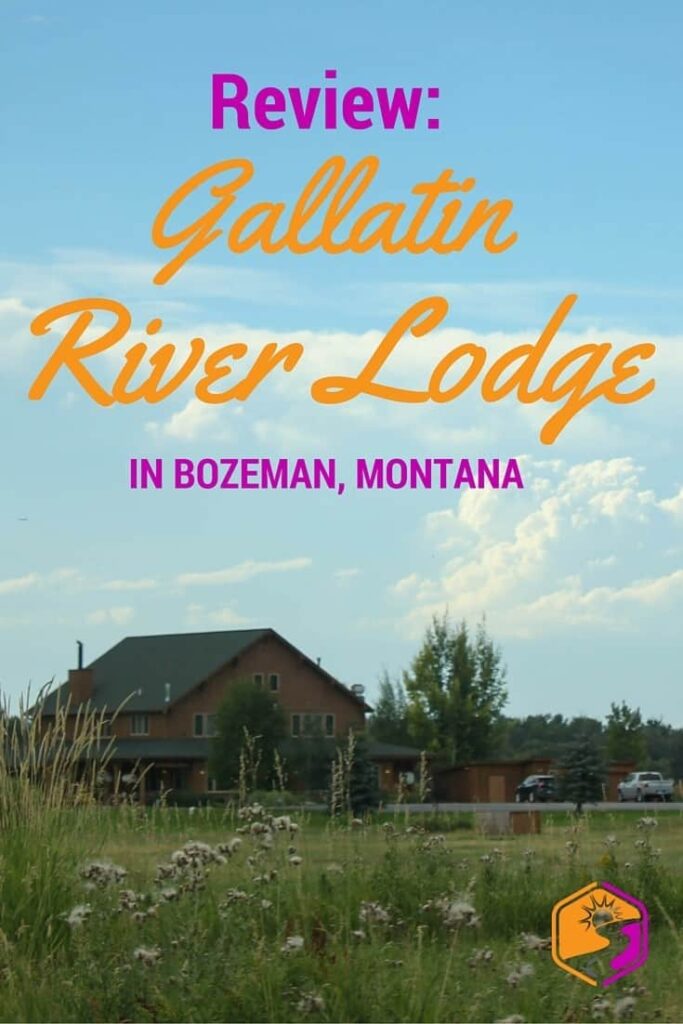 Gallatin River Lodge from afar