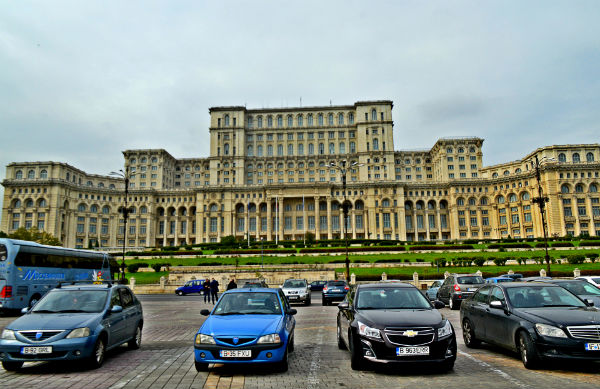 Parliament Palace in Bucharest, Romania