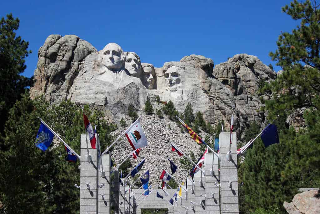 Mount Rushmore National Memorial in Keystone, SD