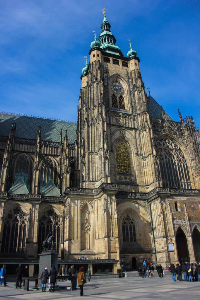 The St. Vitus Cathedral at Prague Castle