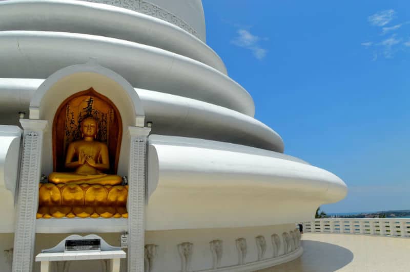 peace pagoda near mirissa beach what to see in sri lanka by eileen cotter wright