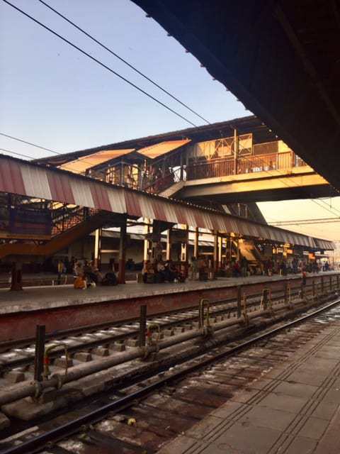 Sunset at the station