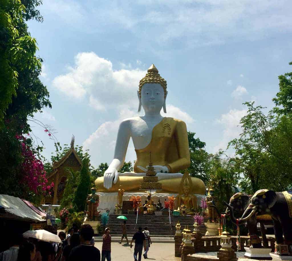 chiang mai guest house thailand statue elena echave