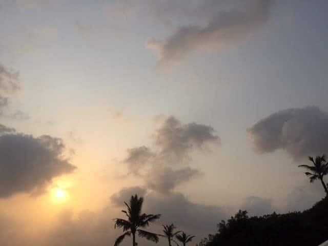 Sur la Mer India Goa sunset