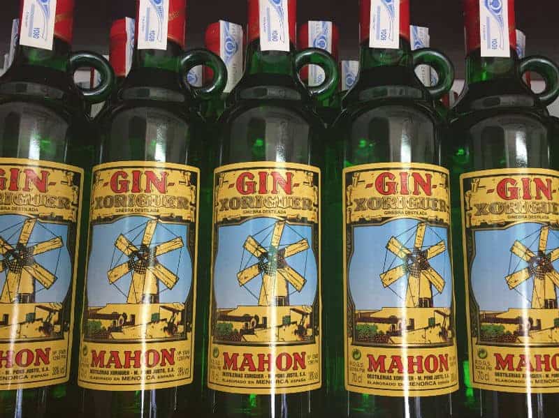 Gin Xoriguer bottles menorca - menorca guide