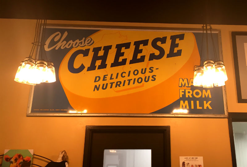 Door County Wisconsin sign artisan cheese