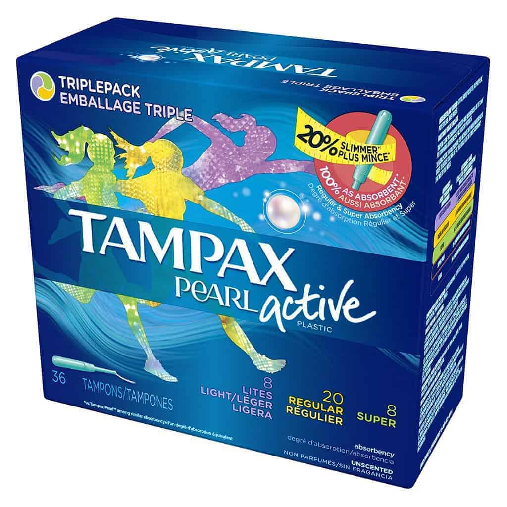 tampax active tampons