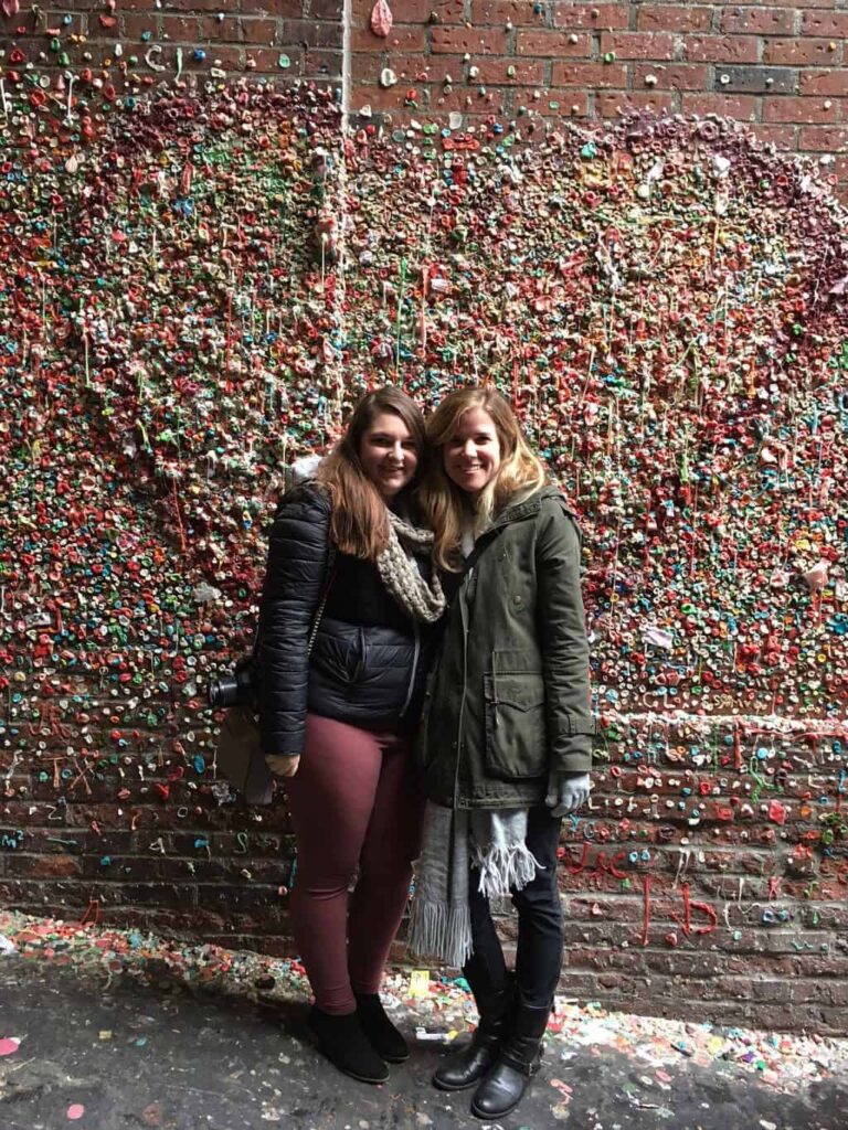 Downtown Seattle gum wall