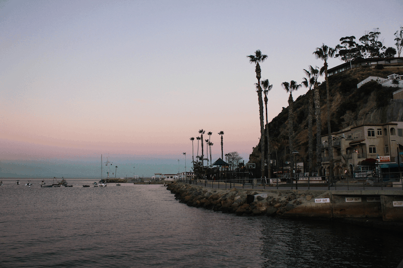 Catalina Island in the winter