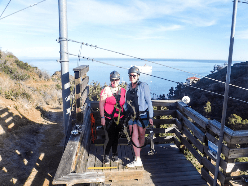 Catalina Island group zipline tour