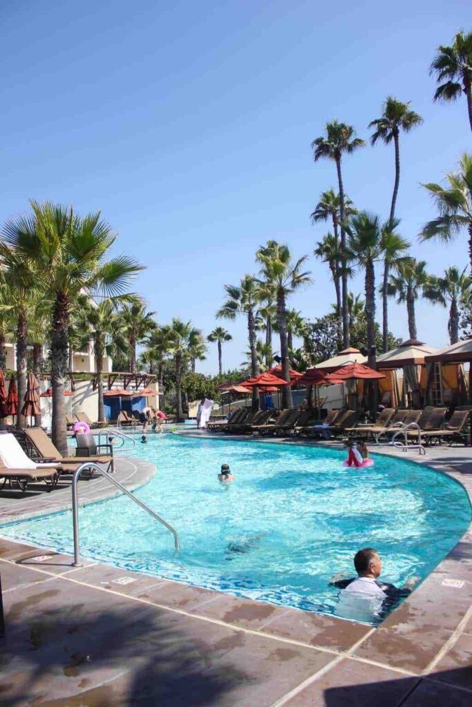 pool area at Hyatt Regency Huntington Beach