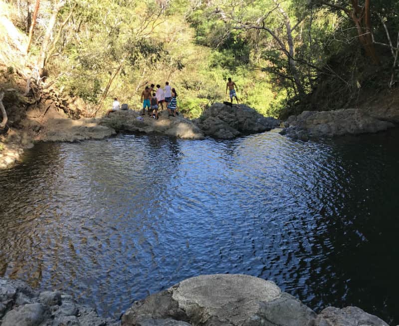 waterfall pool in montezuma costa rica
