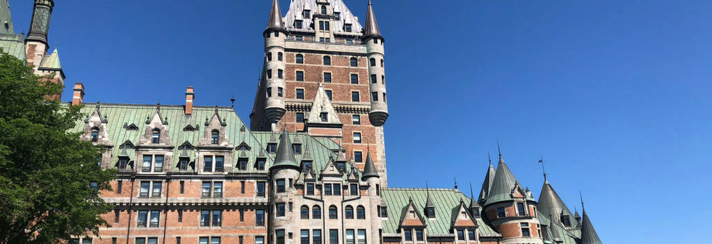 View of Chateau Frontenac in Quebec City