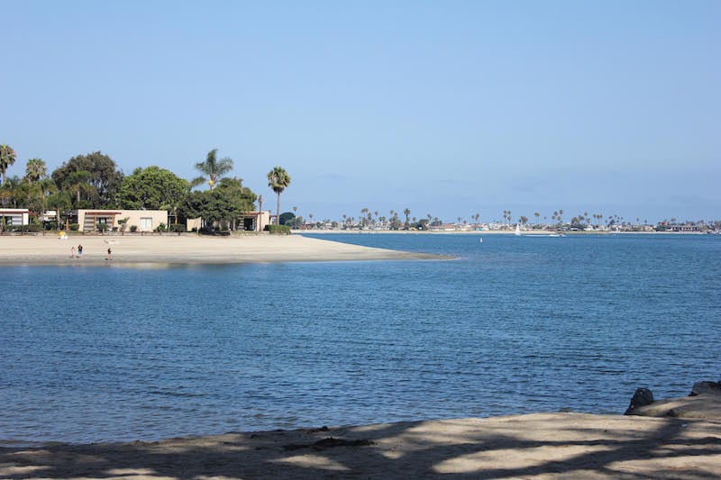 private beach in San Diego