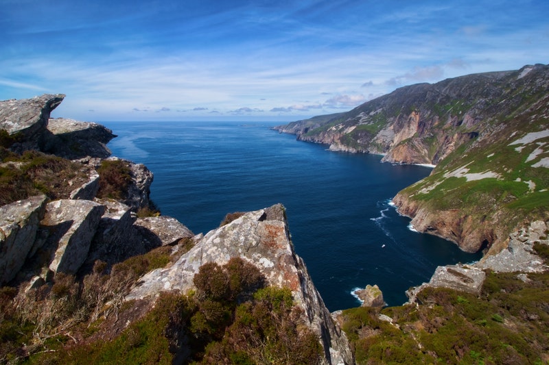 Cliffs along the wild atlantic way ireland