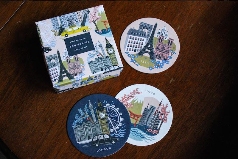 Bon voyage coasters