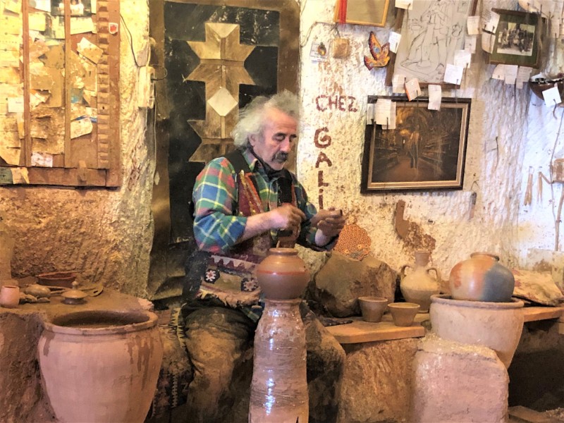 chez galip in his studio cappadocia turkey