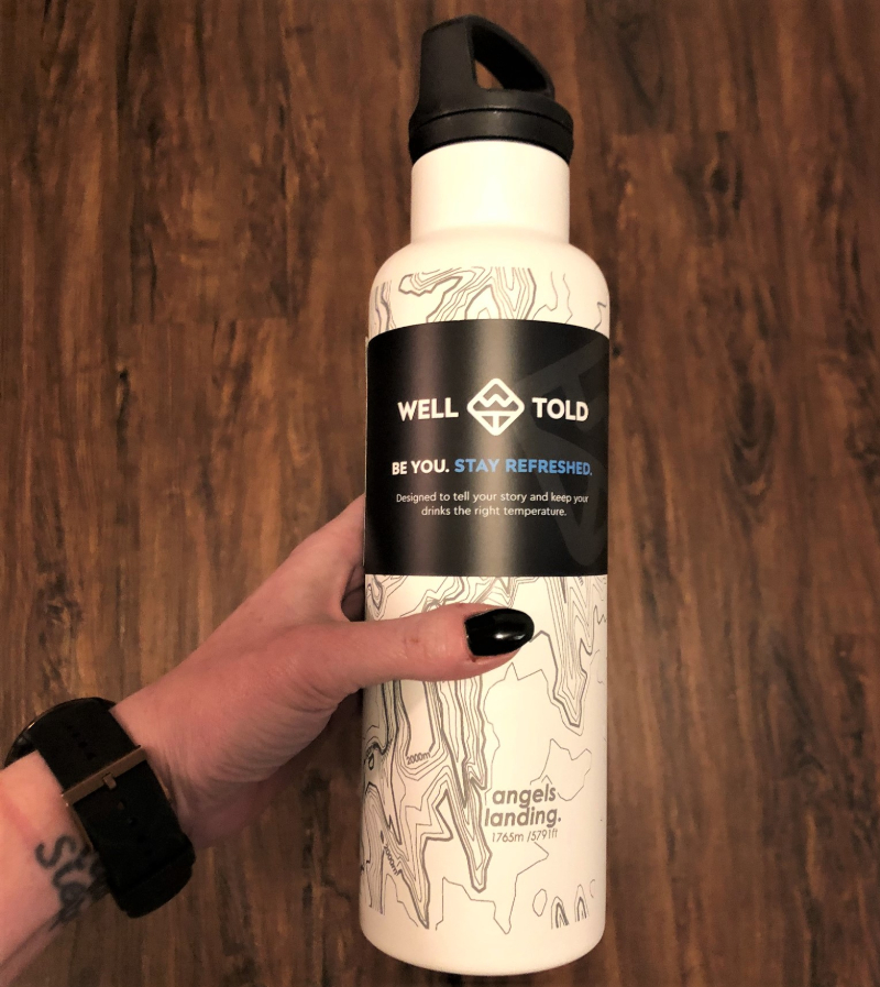 WellTold hydration bottle