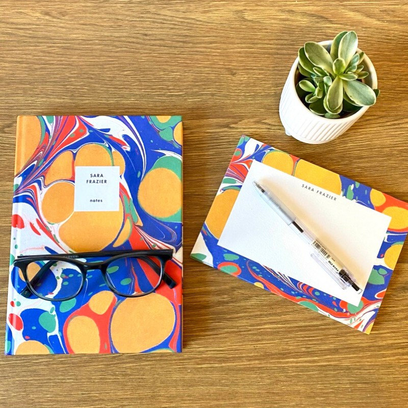 notebook and notecard set