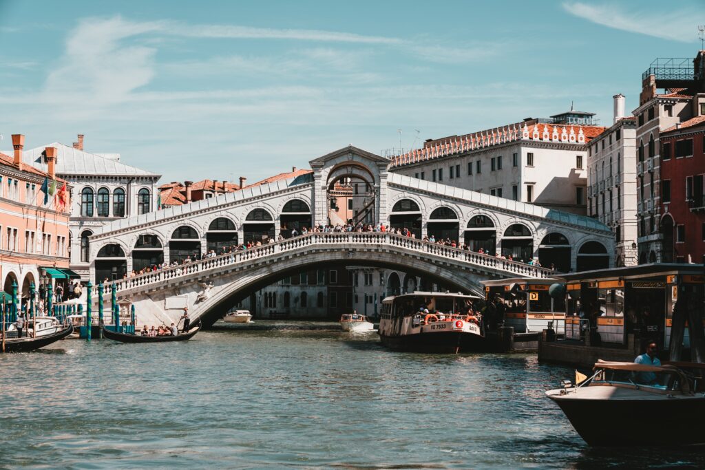 Italian bridge via Venice an Unplash photo