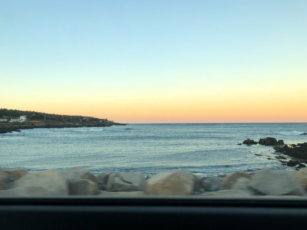 road trip maine by the water