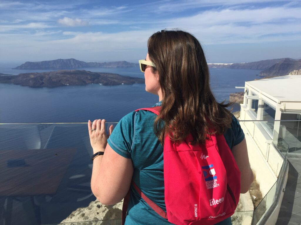 santorini view at winery