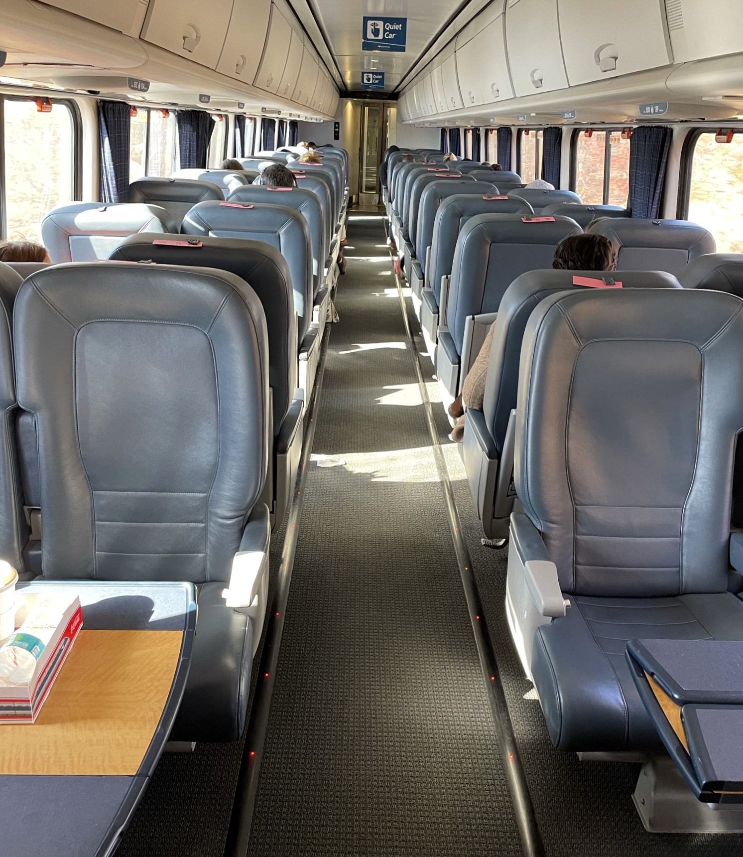 amtrak train first class seats