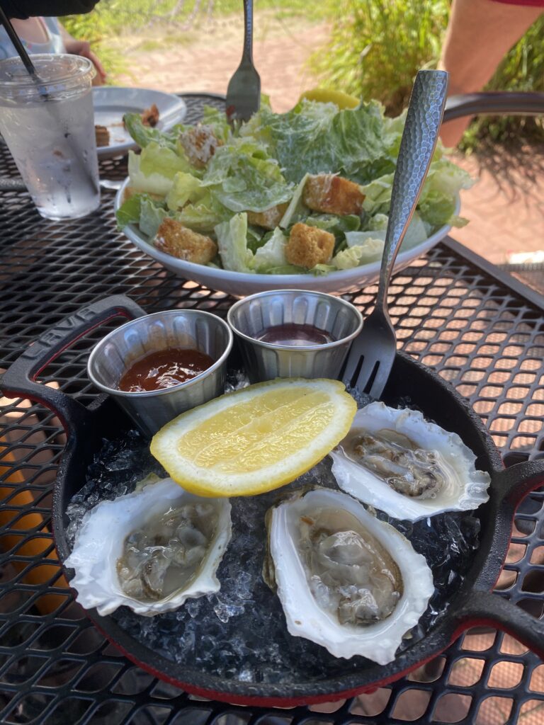 oysters at east bay grill in plymouth ma