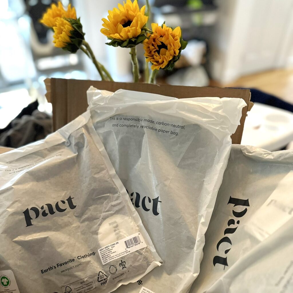 Pact clothing unboxing