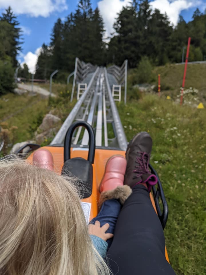 coaster in the alps of france