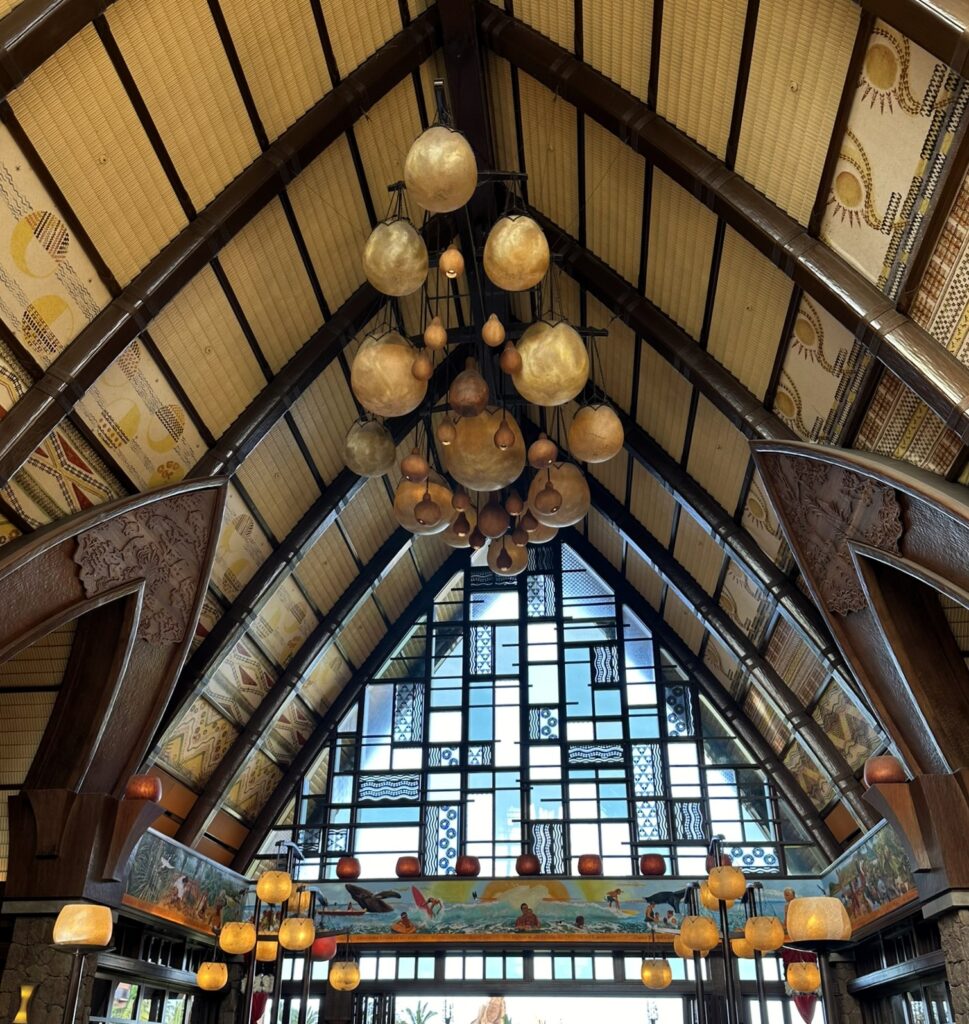 aulani resort disney oahu lobby