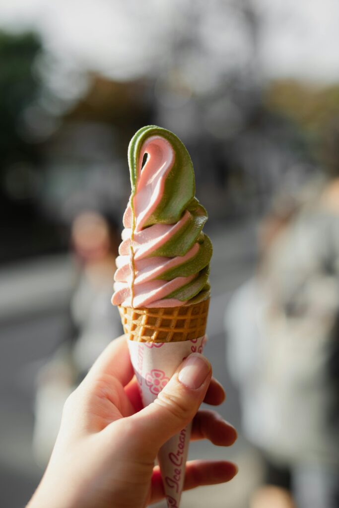 ice cream in japan