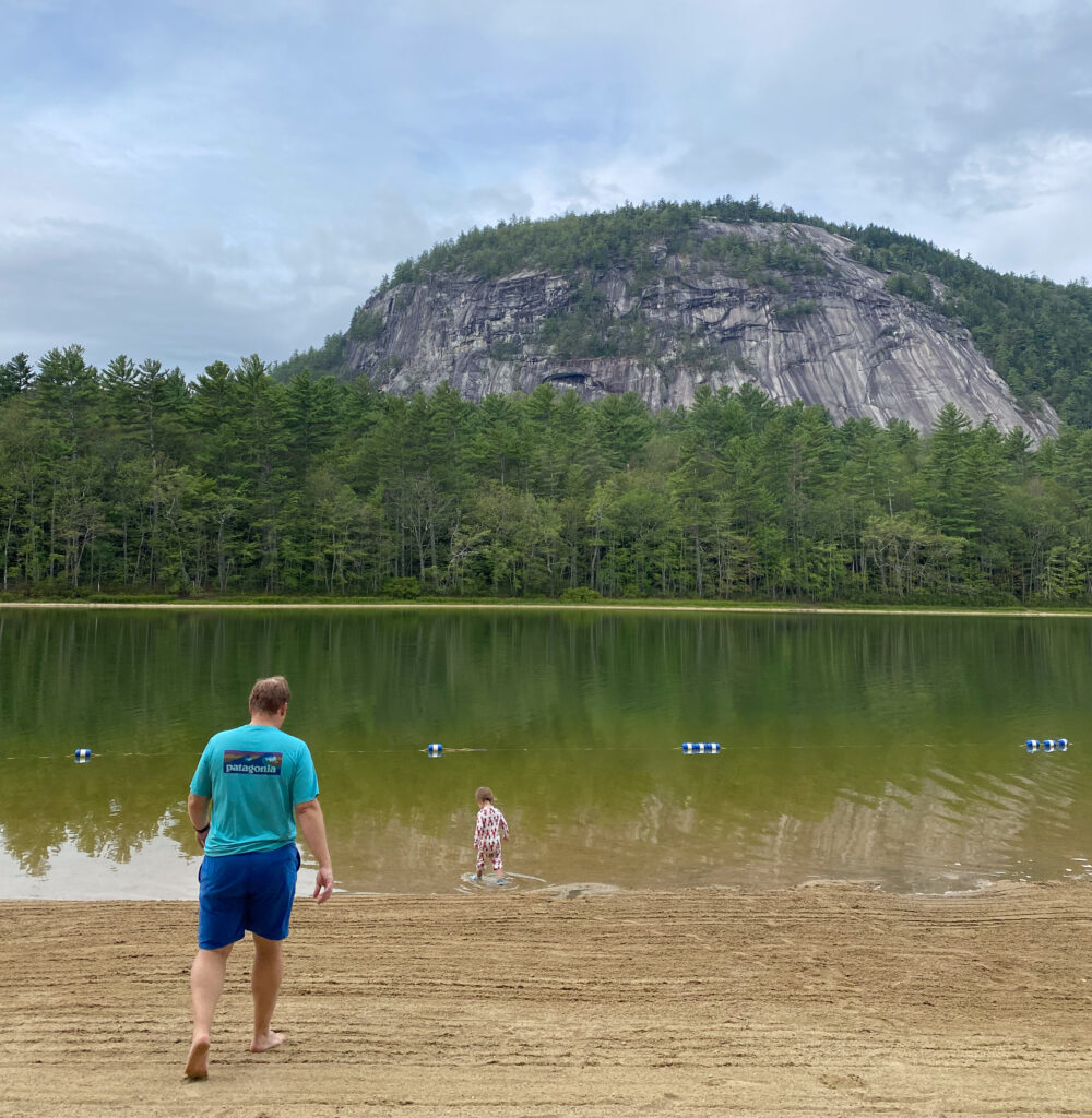 Echo Lake in the summer NH