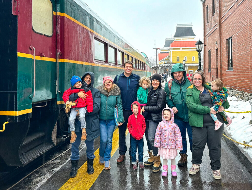 group at north conway train