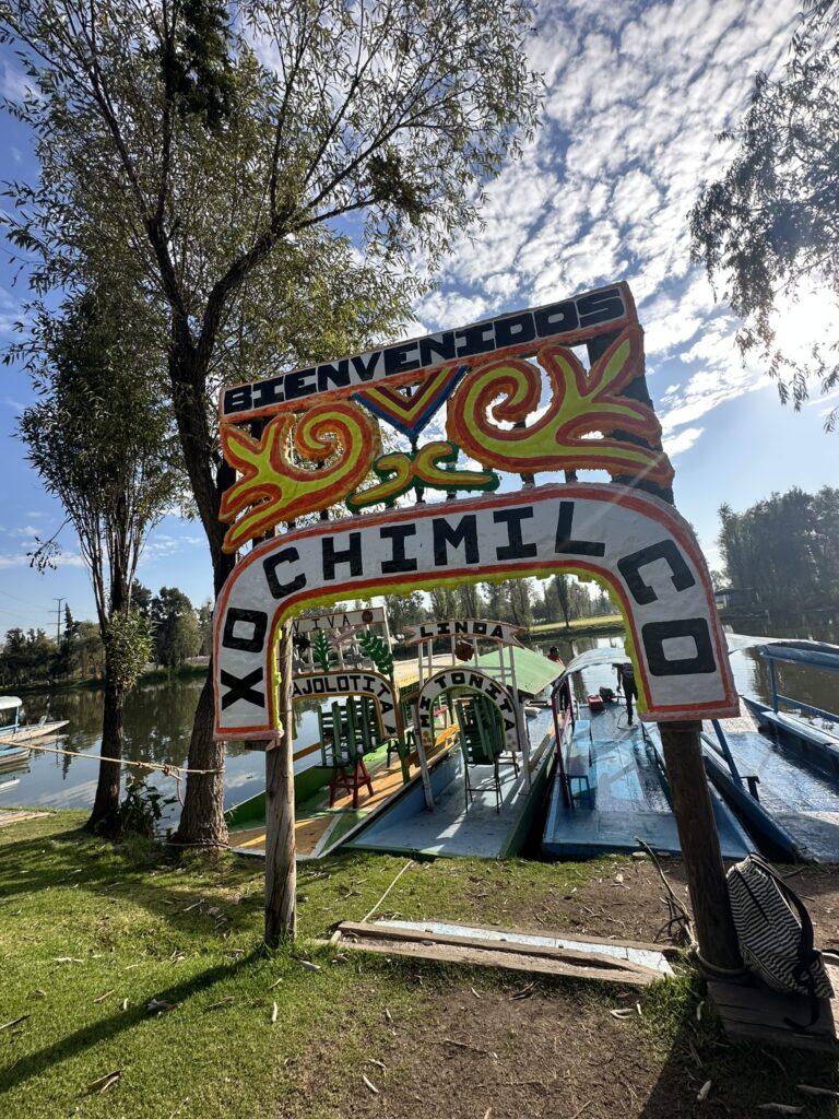 Xochimilo boats in mexico city