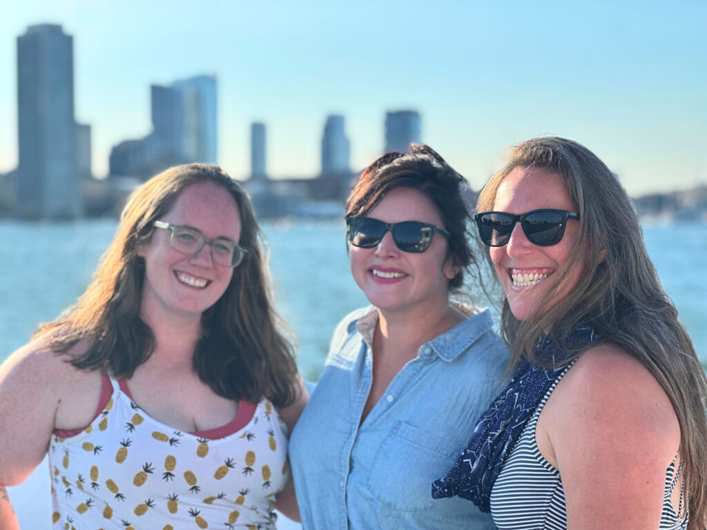 eileen jeannine and caitlin in boston