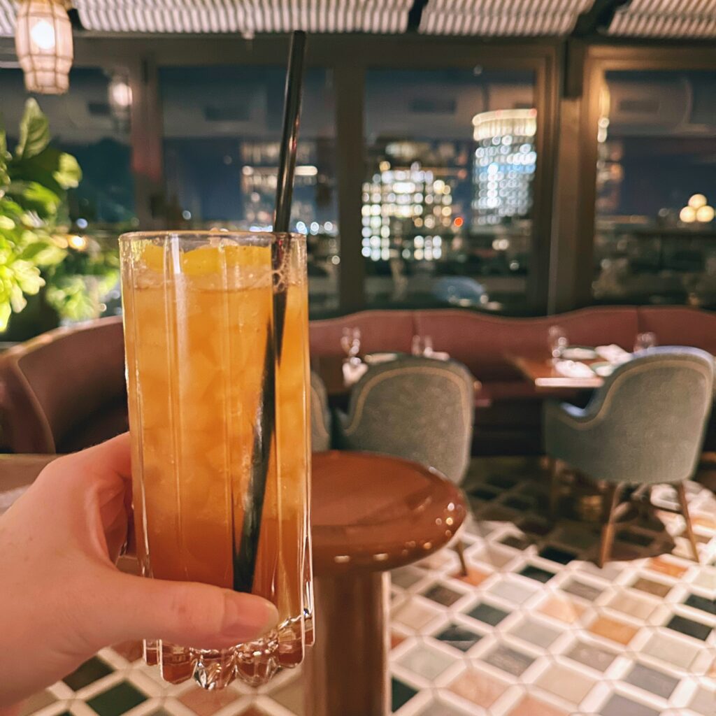 cocktail at contessa newbury boston