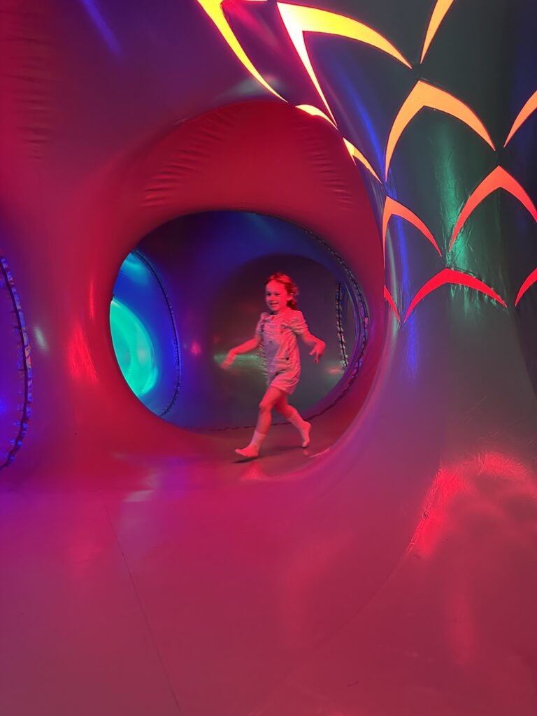 child running aborialis