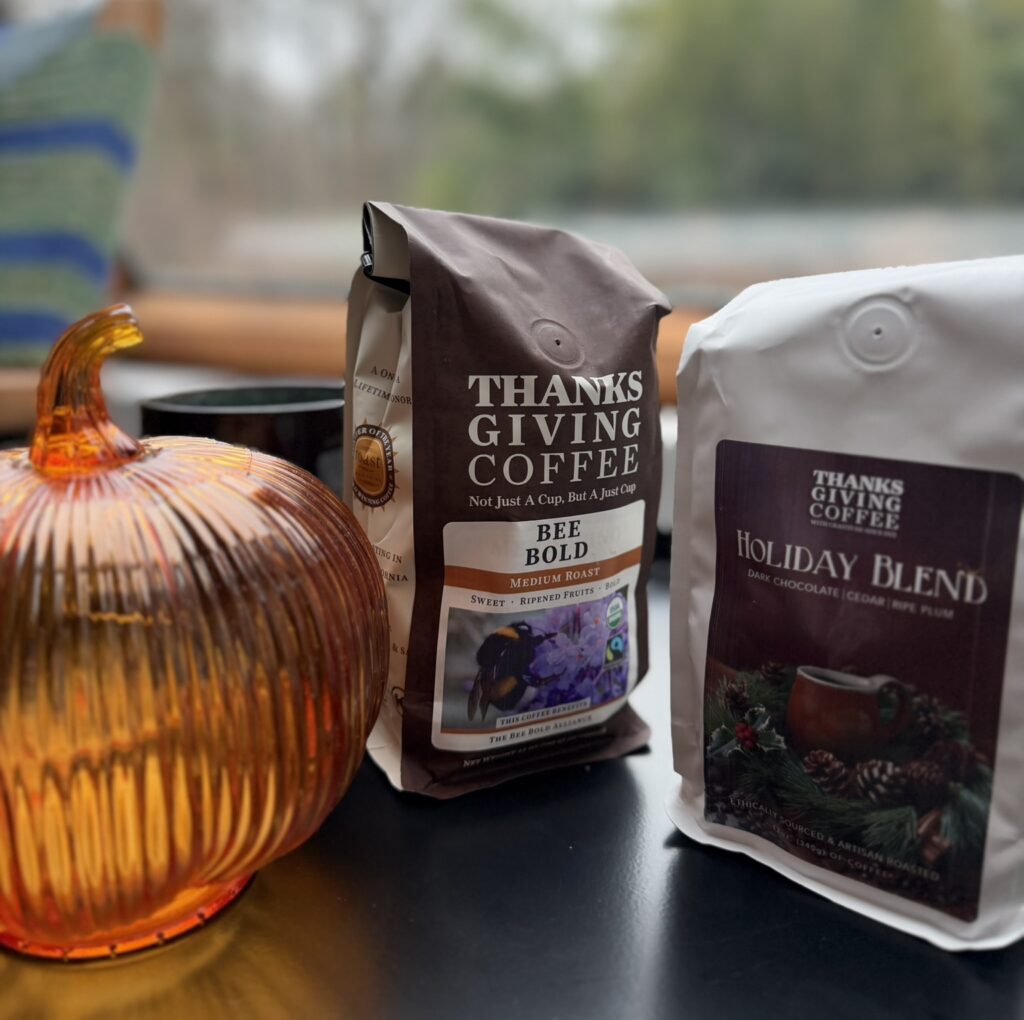 Thanksgiving coffee and holiday blend