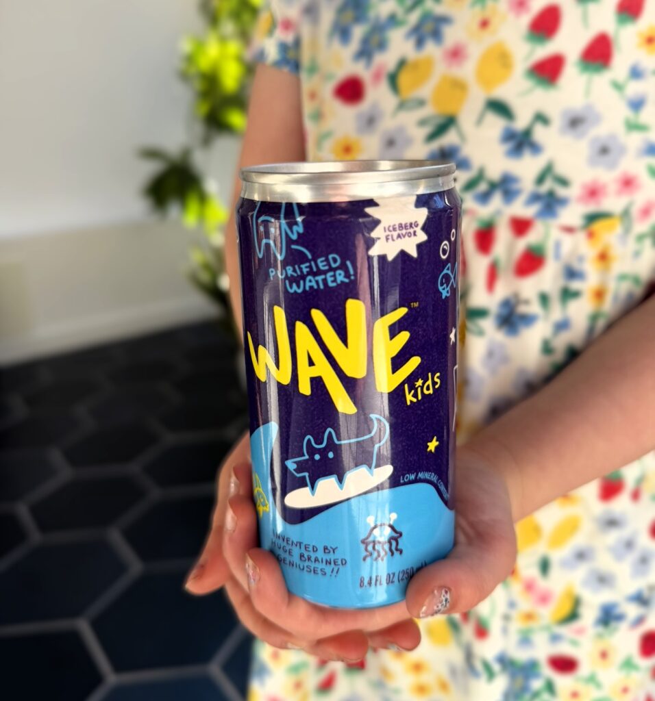 wave kids water cans