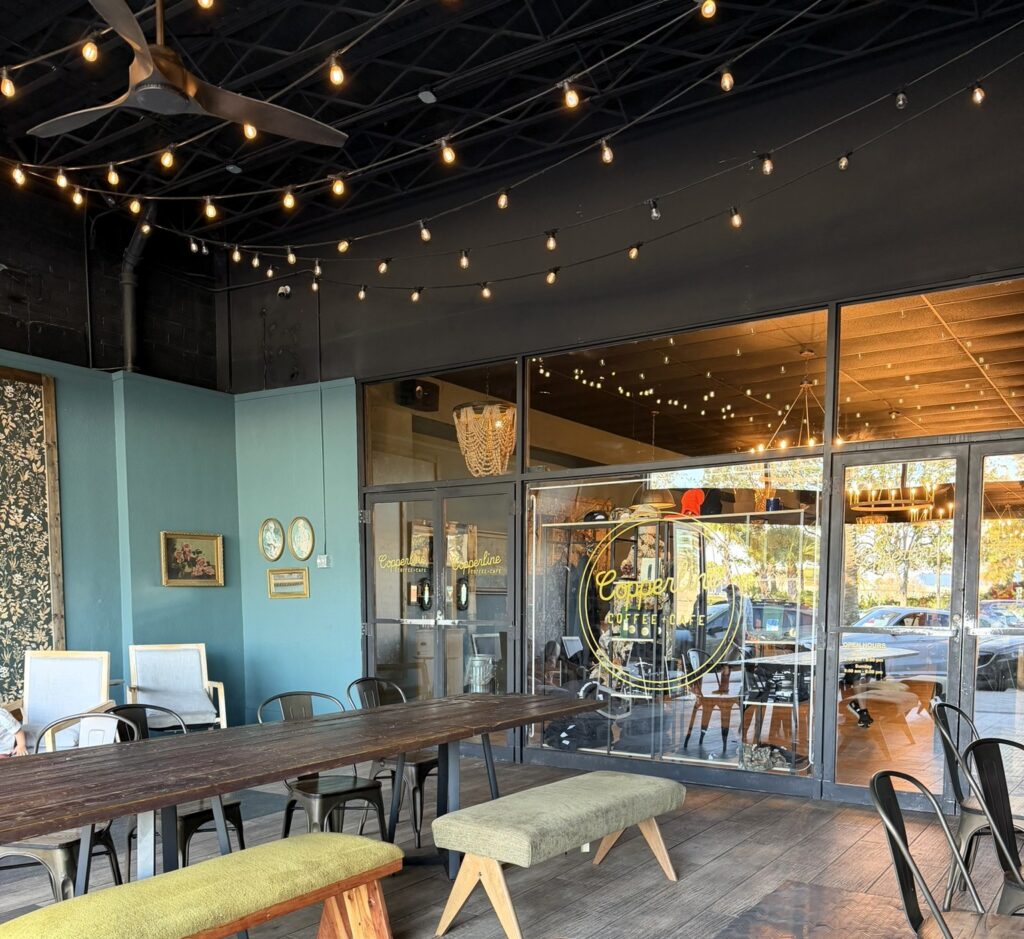 exterior copperline coffee