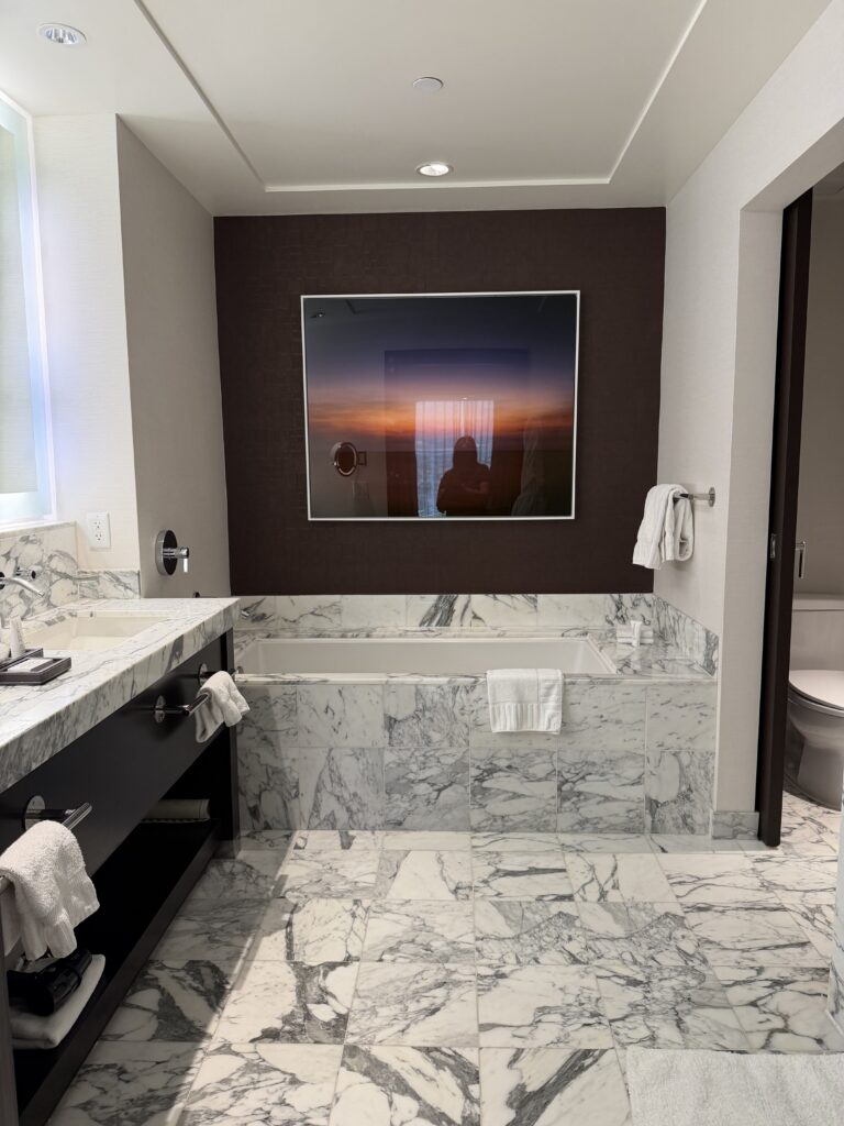 bathroom detail in red rocks casino and resort las vegas