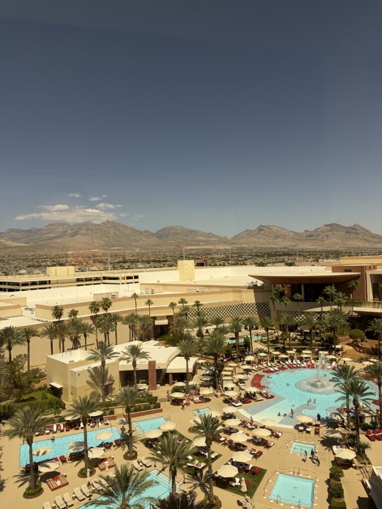 vew from he mountainvew room in red rocks casino and resort las vegas