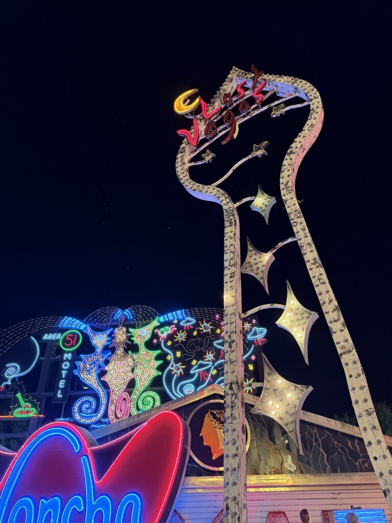 details at neon museum in las vegas